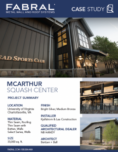 MacArthur Squash Center