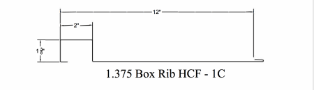 Box Rib HCF Series - Fabral