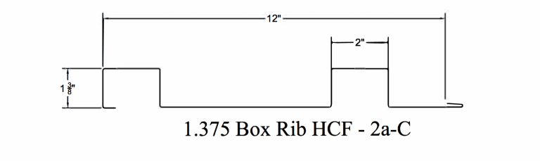 Box Rib HCF Series - Fabral